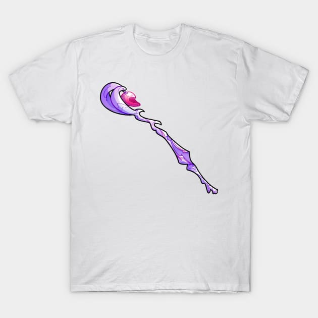 Silver Heart Key T-Shirt by slushink